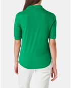 Chemise en Lin mélangé verte