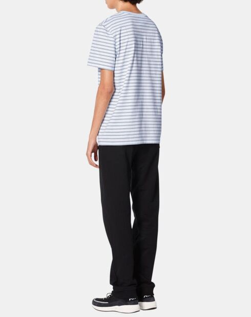 T-Shirt Stevie rayé bleu/gris
