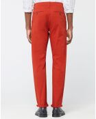 Pantalon chino Regular Fit Kutdroit orange foncé