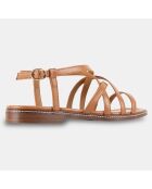 Sandales en Cuir Izia camel