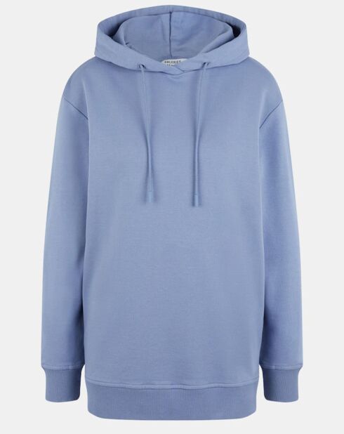 Sweat à capuche en Coton Bio Bahut bleu moyen