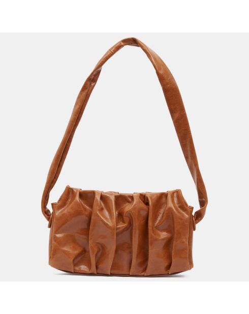 Sac à main en Cuir Vague Vinta marron 15x25x6 cm
