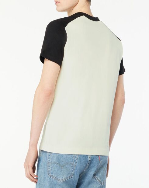 T-Shirt 100% Coton Bio Baglan blanc/noir