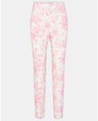 Pantalon Pirandello rose/écru