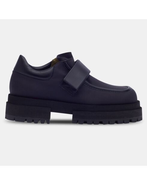 Derbies en Cuir noires - Talon 5 cm