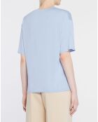 T-Shirt en Coton stretch Arold bleu clair