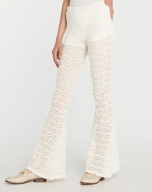 Pantalon Poe écru