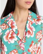 Chemise Murillo vert/multicolore