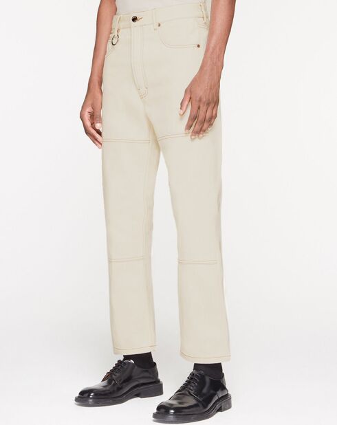 Jean droit Corner écru