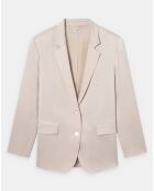 Veste blazer Jorja ample rose clair