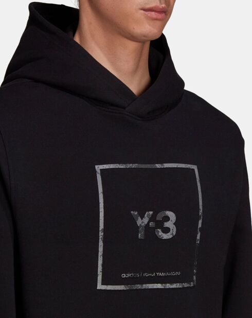 Y3 hoodie met zwart logo