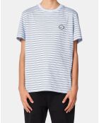 T-Shirt Stevie rayé bleu/gris