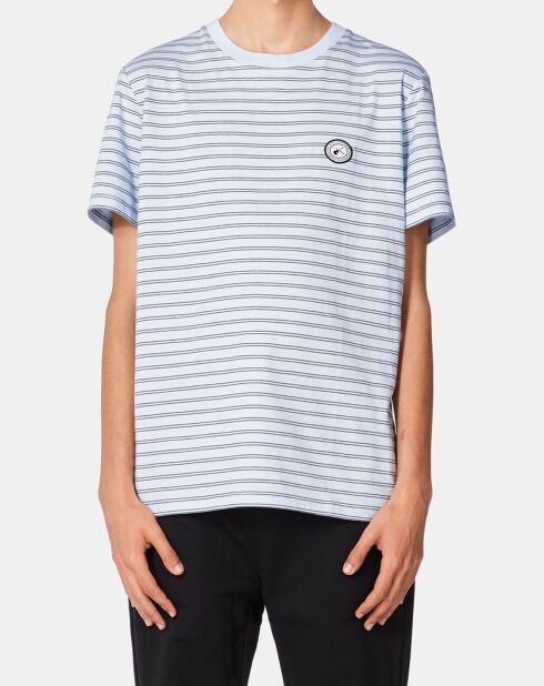 T-Shirt Stevie rayé bleu/gris