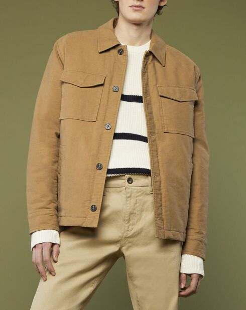 Veste Maskin Moleskin camel