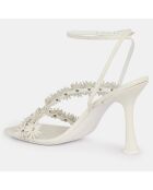 Sandales en Cuir blanches - Talon 9 cm