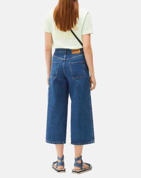 Jean Cropped bleu