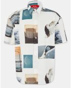 Chemise ample manches courtes Lyrique multicolore