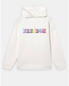 Sweat à capuche Ligner écru/multicolore