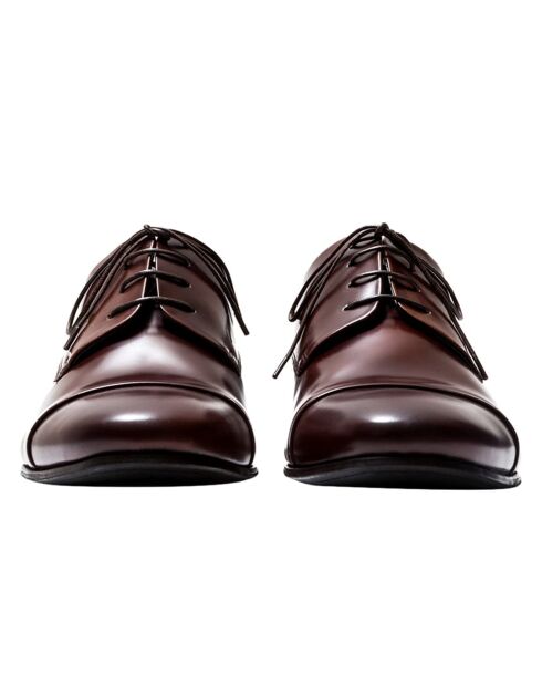 Derbies en Cuir marron
