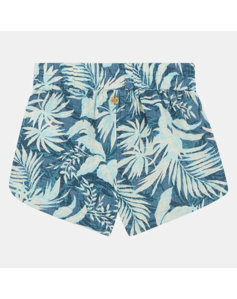 Short court  Palmier bleu canard
