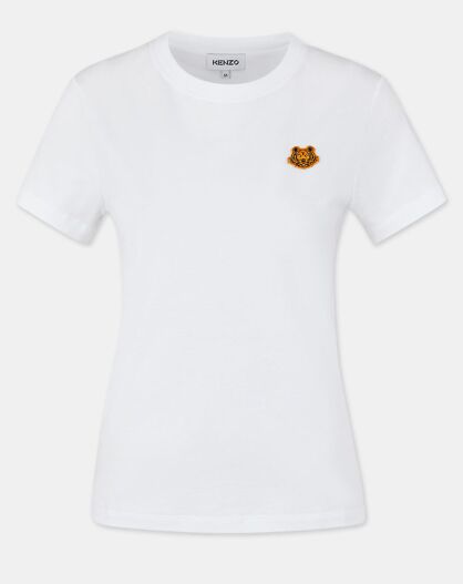 T-Shirt Classic Fit Tiger Crest blanc