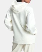 Sweat à capuche Ligner écru/multicolore