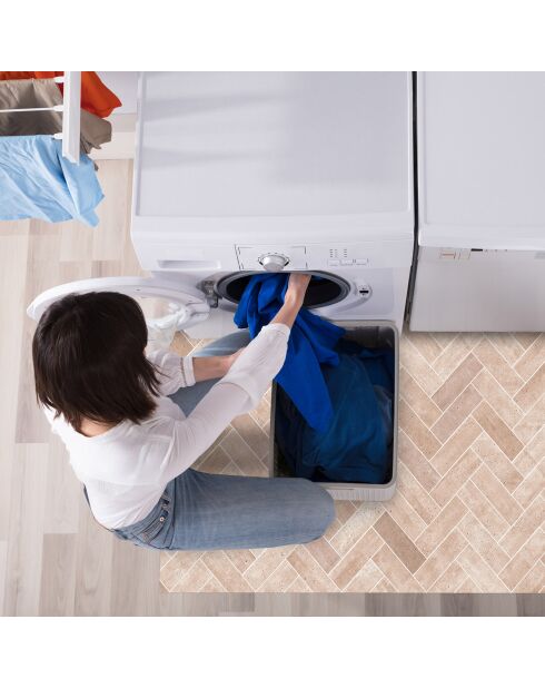 Tapis Marlowe beige - 50x100 cm