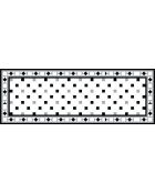 Tapis Monique multicolore - 50x140 cm
