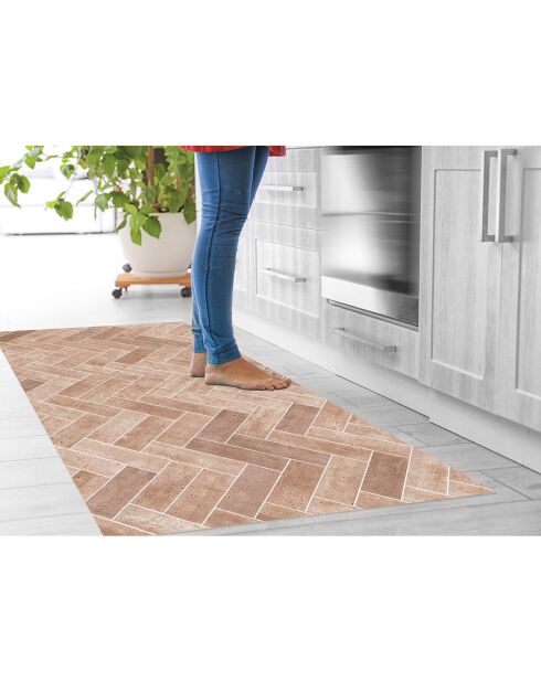 Tapis Marlowe beige - 60x110 cm