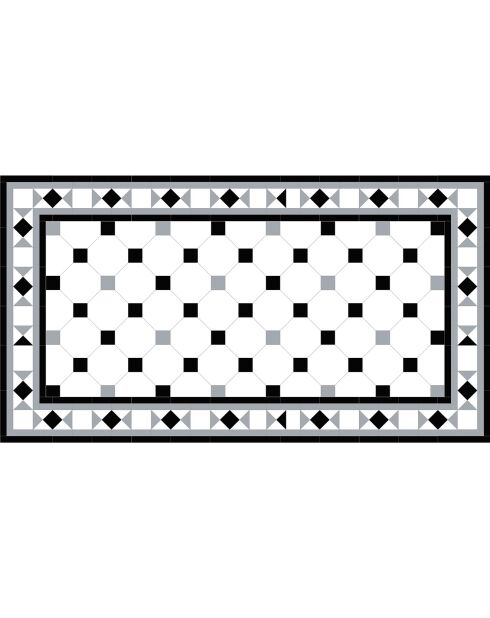 Monique veelkleurig tapijt - 60x110 cm