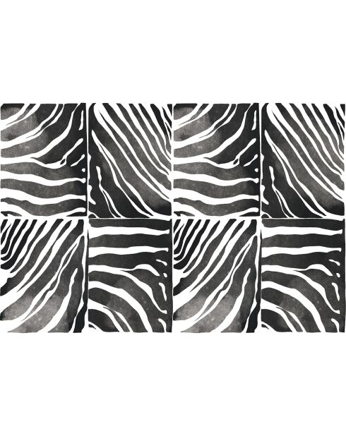 Meerkleurig vloerkleed met dierenprint, 1, 200x300 cm