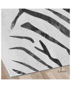 Tapis zebra multicolore - 200x300 cm