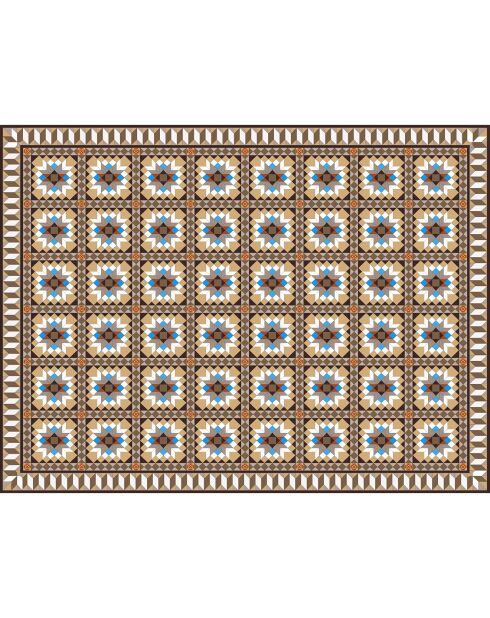 Tappeto Mosaico Bladosas multicolore - 200x266 cm