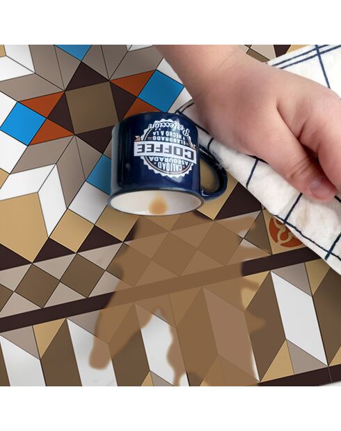 Tapis Mosaico Bladosas multicolore - 133x200 cm