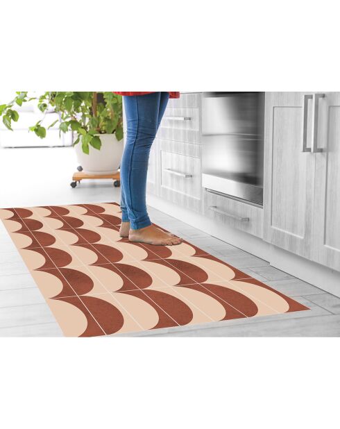 Marlowe beiger Teppich - 80x300 cm