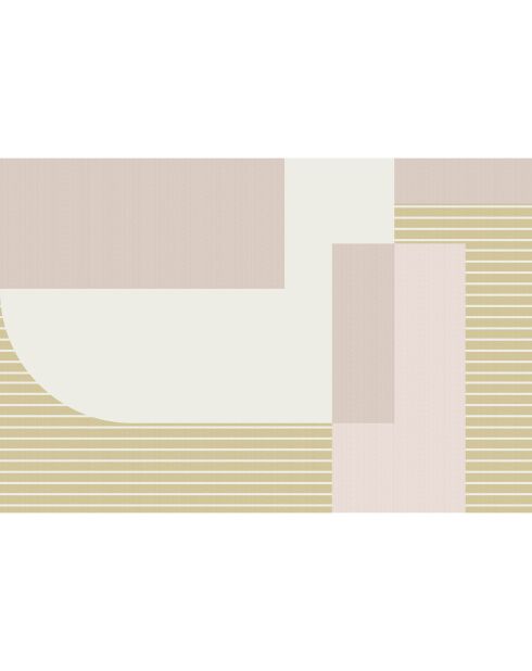 Glam 2 beiger Teppich - 100x150 cm