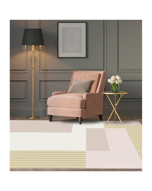 Glam 2 beiger Teppich - 100x150 cm