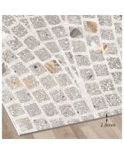 Tapis Ondas Granito multicolore - 66x150 cm