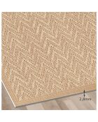 Tapis Christopher beige - 66x150 cm