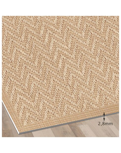 Tapis Christopher beige - 66x150 cm
