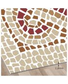 Tapis Adriano multicolore - 100x100 cm
