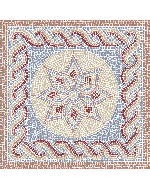 Tapis Romeo multicolore - 100x100 cm