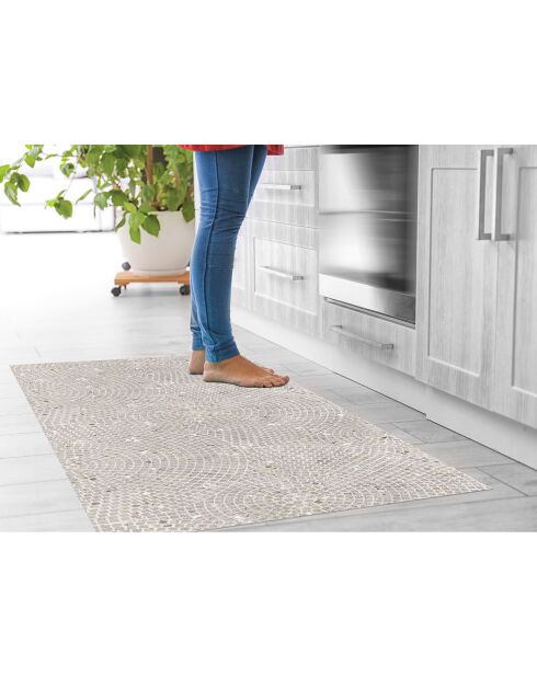 Tappeto Ondas Granito multicolore - 66x180 cm