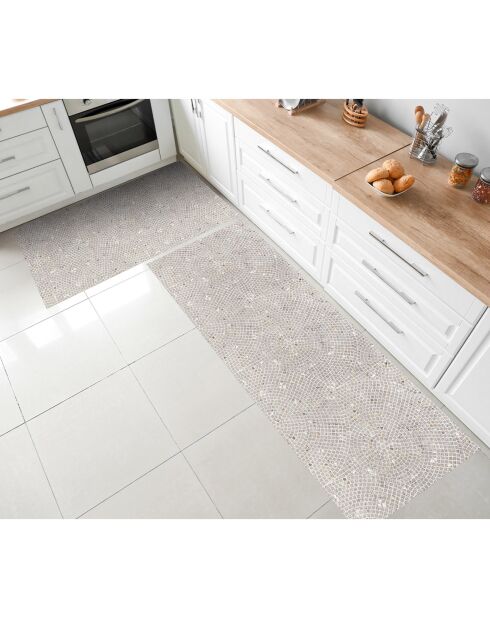 Tappeto Ondas Granito multicolore - 66x180 cm