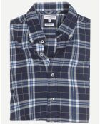 Chemise à carreaux Nathan marine