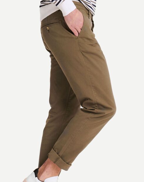 Pantalon Chino vert