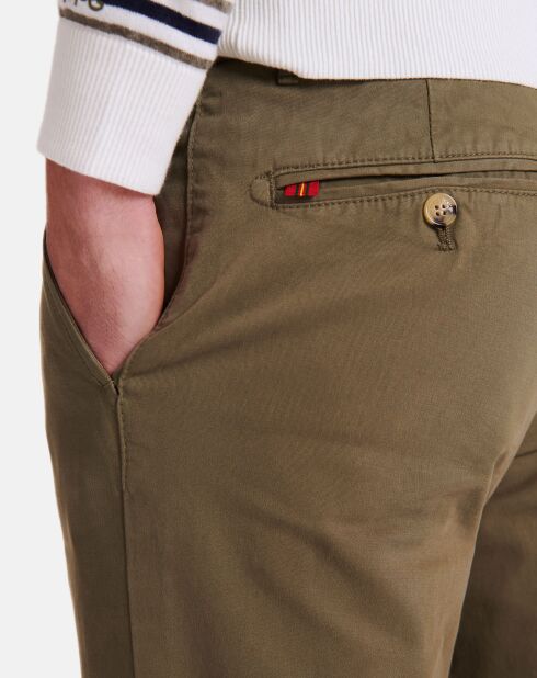 Pantalon Chino vert