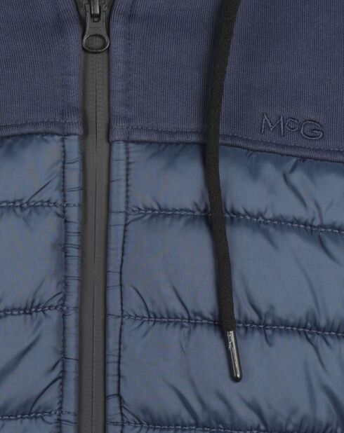 Marineblaue ärmellose Jacke