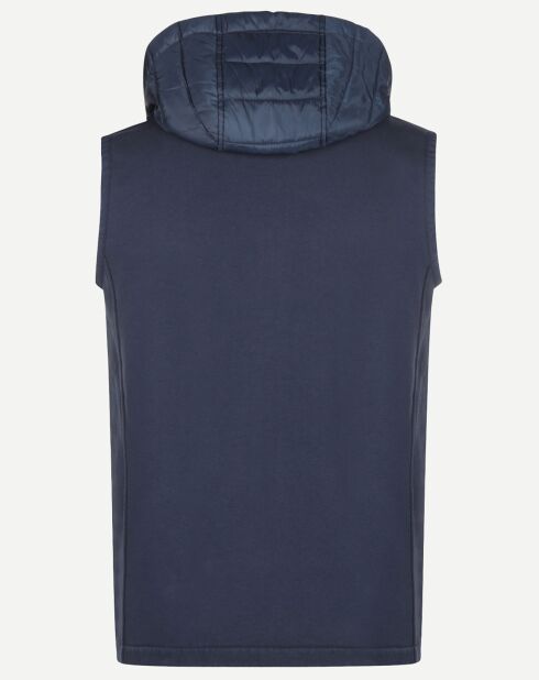Marineblaue ärmellose Jacke
