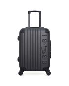 Valise Cabine 4 roues simples Porter 55 cm gris foncé